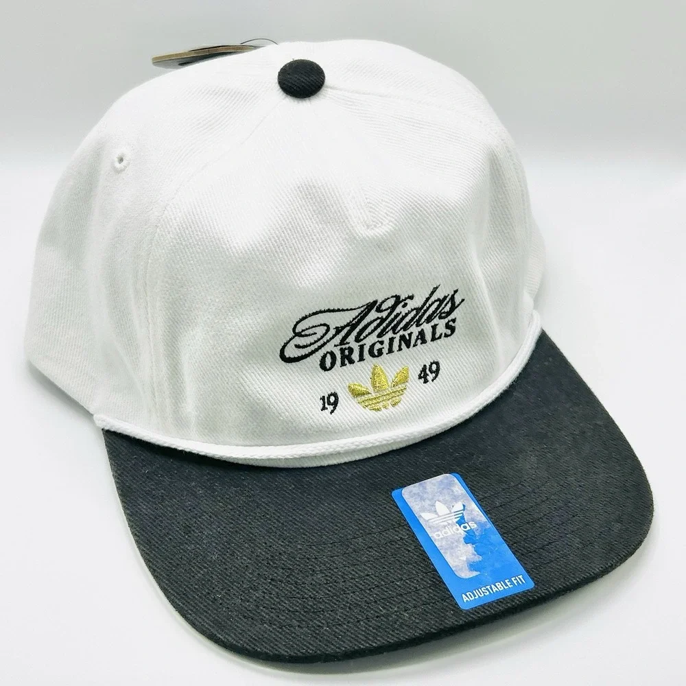 Adidas Originals Masterpiece 2-Tone Rope Hat Cap Adjustable Strapback White